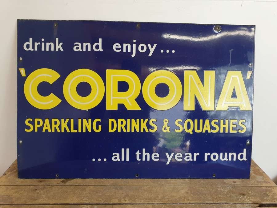 Corona Sparkling Drinks Enamel Sign