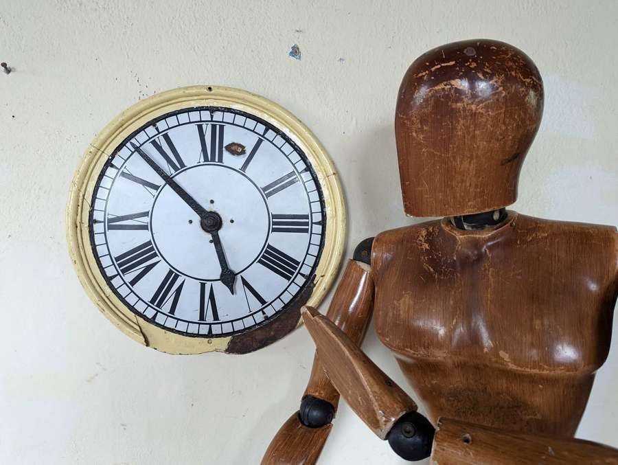 Bradford Train Station Enamel clock